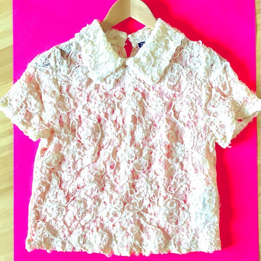 Zara lace top